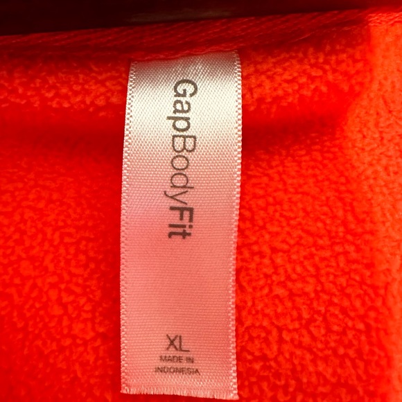 GAP ORANGE XL FLEECE HOODIE - Picture 3 of 10
